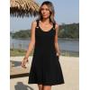 imageZeagoo Summer Dresses for Women Boho Beach Dress Sleeveless Sundresses with Pockets Casual Loose Tank Tshirt Sun DressBlack