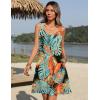 imageZeagoo Summer Dresses for Women Boho Beach Dress Sleeveless Sundresses with Pockets Casual Loose Tank Tshirt Sun DressLeaf Print