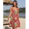 imageZeagoo Summer Dresses for Women Boho Beach Dress Sleeveless Sundresses with Pockets Casual Loose Tank Tshirt Sun DressRed Printed