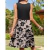 imageZeagoo Women Summer Dresses Sleeveless Casual Tank Dress Flowy Tiered Short Beach Dresses Womens Sundress with PocketsDusty Pink Floral