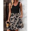 imageZeagoo Women Summer Dresses Sleeveless Casual Tank Dress Flowy Tiered Short Beach Dresses Womens Sundress with PocketsDusty Pink Floral