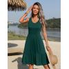 imageZeagoo Women Summer Dresses Sleeveless Casual Tank Dress Flowy Tiered Short Beach Dresses Womens Sundress with PocketsLake Green