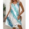 imageZeagoo Womens Casual Summer Dresses 2025 Boho Sleeveless Sundresses with Pockets Pleated Beach Floral T Shirt DressesBlueprinted