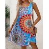 imageZeagoo Womens Casual Summer Dresses 2025 Boho Sleeveless Sundresses with Pockets Pleated Beach Floral T Shirt DressesBlueprinted01