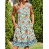 imageZeagoo Womens Casual Summer Dresses 2025 Boho Sleeveless Sundresses with Pockets Pleated Beach Floral T Shirt DressesFloralprinted07