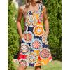 imageZeagoo Womens Casual Summer Dresses 2025 Boho Sleeveless Sundresses with Pockets Pleated Beach Floral T Shirt DressesPrinted02