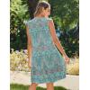 imageZeagoo Womens Casual Summer Dresses 2025 Boho Sleeveless Sundresses with Pockets Pleated Beach Floral T Shirt DressesPrinted03