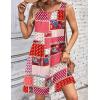 imageZeagoo Womens Casual Summer Dresses 2025 Boho Sleeveless Sundresses with Pockets Pleated Beach Floral T Shirt DressesPrinted06