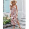 imageZeagoo Womens Casual Sundress Summer Maxi Sleeveless V Neck Split Boho Beach Dress Travel Vacation Dress with PocketsColorful Flora1