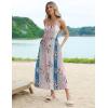 imageZeagoo Womens Summer Casual Boho Sundress Spaghetti Strap Square Neck Flowy Midi Dresses A Line Beach Dress with PocketsMz775