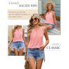 imageZeagoo Womens Tank Tops Sleeveless Spaghetti Strap Halter Top Flowy Summer Beach Outfits 2025Coral