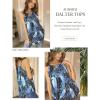 imageZeagoo Womens Tank Tops Sleeveless Spaghetti Strap Halter Top Flowy Summer Beach Outfits 2025Pcadetblue