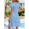 imageZeagoo Womens Summer ALine Dress with Pockets Mini Short Sleeve Dresses Flowy Beach Swing Dress 2025 Vacation TravelXh41