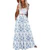 White-floral Printed