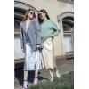 imageZeagoo Skirts for Women Jacquard High Waist Skirt Black Elegant Midi Skirt SatinPastel Peach