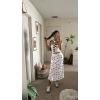 imageZeagoo Skirts for Women Jacquard High Waist Skirt Black Elegant Midi Skirt SatinPat8