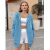 imageZeagoo Zip Up Hoodies For Women Long Sleeve Oversized Sweatshirts Casual Lightweight Fleece Jackets With PocketsSky Blue