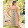 imageZeagoo Womens Summer Dress 2025 Loose Sleeveless Tshirt Dress V Neck Mini Dress Beach Sundress with PocketsOrange Pink