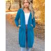 imageZeagoo Womens Zip Up Hoodies Oversized Fleece Long Tunic Sweatshirts Casual Long Sleeve 2024 Fall Hoodie Jacket CoatBlue