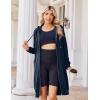 imageZeagoo Womens Zip Up Hoodies Oversized Fleece Long Tunic Sweatshirts Casual Long Sleeve 2024 Fall Hoodie Jacket CoatNavy