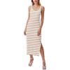 Brown and White Striped