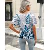 imageZeagoo Womens Short Sleeve Shirts V Neck Blouse Ruched Business Casual Basic Tunic Tops S3XLSp25