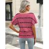 imageZeagoo Womens Short Sleeve Shirts V Neck Blouse Ruched Business Casual Basic Tunic Tops S3XLTw792