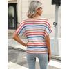 imageZeagoo Womens Short Sleeve Shirts V Neck Blouse Ruched Business Casual Basic Tunic Tops S3XLTw793