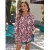 imageZeagoo Womens Button Down Shirts Long Sleeve Cotton Gauze Tops Casual Collared Blouses Loose FitPink Paisley