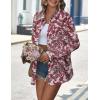 imageZeagoo Womens Button Down Shirts Long Sleeve Cotton Gauze Tops Casual Collared Blouses Loose FitPink Paisley