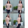 imageZeagoo Womens Tank Tops Ribbed Knit Crew Neck Shirts Cap Sleeve Slim Fitted Ruched Basic TeesFbrown Striped