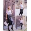 imageZeagoo Short Sleeve Crochet Sweater Lightweight Summer Tops Loose Hollow Out Crewneck PulloverAwhite