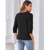 imageZeagoo Womens 34 Sleeve Cropped Cardigan 2025 Summer Lightweight Crochet Shrug Button Down Knit Sweater CardigansBlack