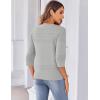 imageZeagoo Womens 34 Sleeve Cropped Cardigan 2025 Summer Lightweight Crochet Shrug Button Down Knit Sweater CardigansGrey