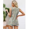 imageZeagoo Womens Summer Tank Tops 2025 Pleated Crew Neck Floral Solid Loose Fit Casual Sleeveless Flowy Boho Tunic ShirtsSmall Floral