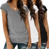 3 Pack:grey+white+black