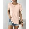 imageWomens 3 Pack T Shirts Basic Short Sleeve Tees Crewneck Fashion Tops LooseCreamwhiteblack