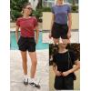 imageWomens 3 Pack T Shirts Basic Short Sleeve Tees Crewneck Fashion Tops LooseWine Redblackwhite