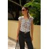 imageZeagoo Womens Tops Cute Loose Tank Tops Trendy Casual Dressy Shirts V Neck Cap Sleeve Tops Summer OutfitsColorful Floral