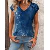 imageZeagoo Womens Tops Cute Loose Tank Tops Trendy Casual Dressy Shirts V Neck Cap Sleeve Tops Summer OutfitsMz845