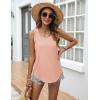 imageZeagoo Womens Loose Fit Tank Tops Summer Scoop Neck Tops Casual Flowy Sleeveless Tunic Shirts 2025Coral