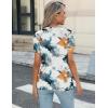 imageZeagoo Womens Tops Petal Short Sleeve Summer Casual Dressy Shirts Floral Solid Blouse Pleated Tunics SXXLDh637