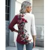 imageZeagoo Womens Casual 34 Sleeve TShirts Round Neck Cute Tunic Tops Basic Tees Blouses Business Work Tee TopBf183