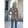 imageZeagoo Womens Casual 34 Sleeve TShirts Round Neck Cute Tunic Tops Basic Tees Blouses Business Work Tee TopBoho Printmz848