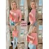 imageZeagoo Womens Casual 34 Sleeve TShirts Round Neck Cute Tunic Tops Basic Tees Blouses Business Work Tee TopCoral