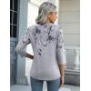 imageZeagoo Womens Casual 34 Sleeve TShirts Round Neck Cute Tunic Tops Basic Tees Blouses Business Work Tee TopDh62