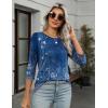 imageZeagoo Womens Casual 34 Sleeve TShirts Round Neck Cute Tunic Tops Basic Tees Blouses Business Work Tee TopMz712