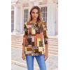 imageZeagoo Womens Casual 34 Sleeve TShirts Round Neck Cute Tunic Tops Basic Tees Blouses Business Work Tee TopMz810
