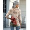 imageZeagoo Womens Casual 34 Sleeve TShirts Round Neck Cute Tunic Tops Basic Tees Blouses Business Work Tee TopPa275