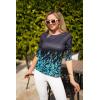 imageZeagoo Womens Casual 34 Sleeve TShirts Round Neck Cute Tunic Tops Basic Tees Blouses Business Work Tee TopPa355